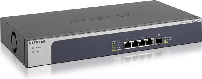 Netgear ProSAFE XS500M Desktop 10G Switch, 4x RJ-45, 1x SFP+