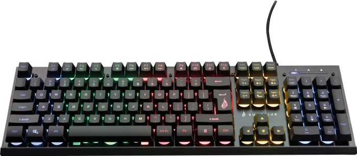 Verbatim SureFire KingPin X2 Gaming Keyboard, LEDs RGB, schwarz, USB, IT