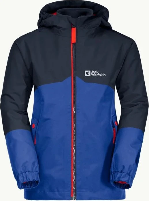 Jack Wolfskin Boys Iceland 3in1 Funktionsjacke active blue (Junior)