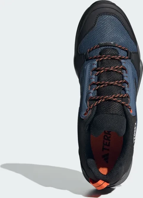 adidas Terrex AX3 GTX wonder steel/core black/semi impact orange (Herren)