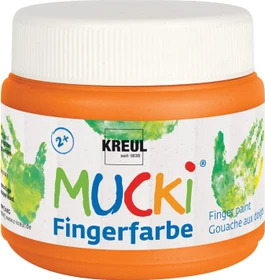 Kreul Mucki Fingerfarbe, orange, 150ml