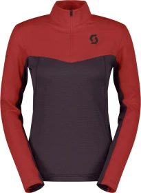 Scott Defined Light Funktionsshirt langarm power red/rich purple (Damen)