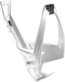 Elite Cannibal XC bio-based Flaschenhalter white glossy/black graphic