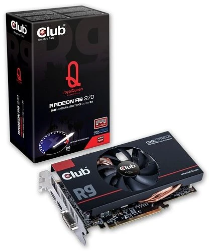 Club 3D Radeon R9 270 royalQueen, 2GB GDDR5, DVI, HDMI, DP