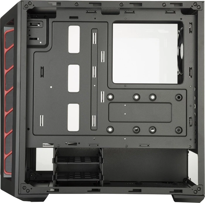 Cooler Master MasterBox MB511, rot, Acrylfenster