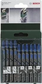 Bosch DIY Stichsägeblatt-Set, 10-tlg.