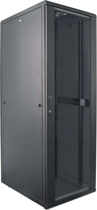 Intellinet 19" Netzwerkschrank 32HE, montiert, Sicherheitsglastür, IP20, RAL 9005, 800mm tief