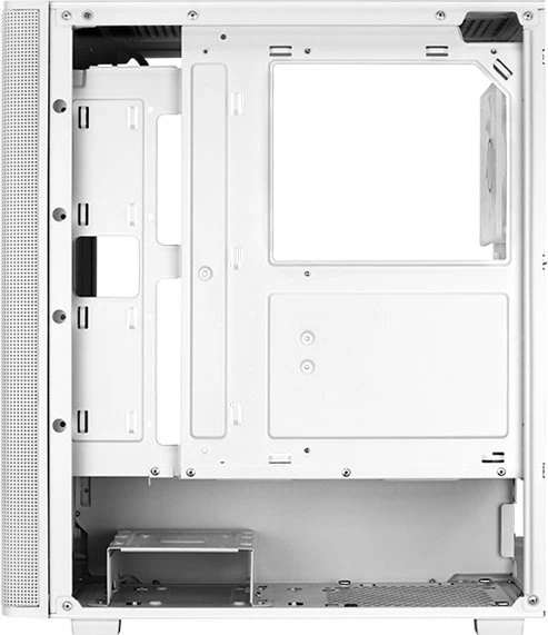 AeroCool Designer [V2] White, weiß, Glasfenster
