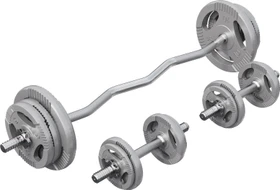 Gorilla Sports Gusseisen Gripper Sternverschluss Sz-Curl Set 70kg