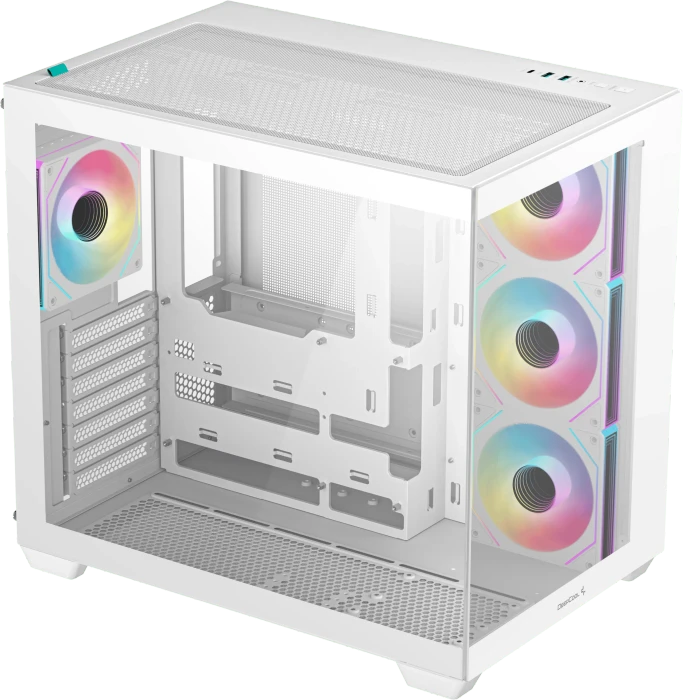 DeepCool CG530 4F WH, weiß, Glasfenster