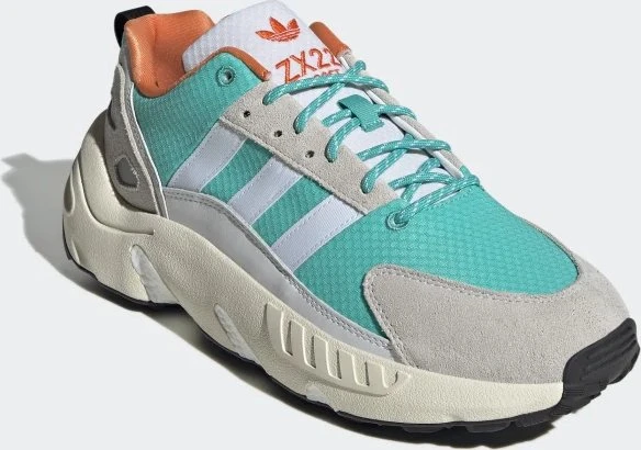 adidas ZX 22 Boost cloud white/semi mint rush/semi solar orange (Herren)