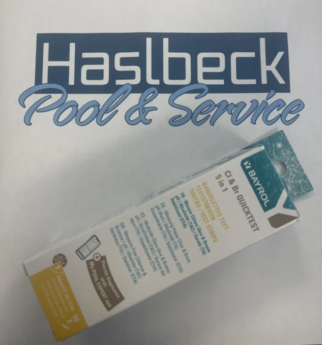 Bayrol Quicktest Chlor Brom 5in1 Teststreifen 50 Stück
