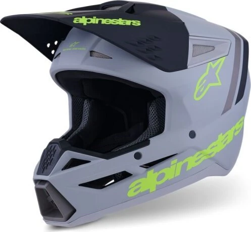Alpinestars S-M3 Radium matt grau/schwarz/gelb
