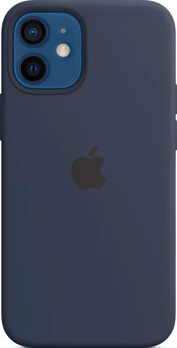 Apple Silikon Case mit MagSafe für iPhone 12 Mini dunkelmarine