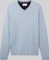 Tom Tailor Strickpullover mit V-Ausschnitt aus Baumwolle Strickpullover blau (Herren) Vorschaubild