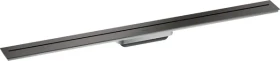 Hansgrohe Axor Drain Duschrinne, Fertigset 1000 zur Wandmontage, brushed black chrome