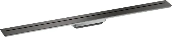 Hansgrohe Axor Drain Duschrinne, Fertigset 1000 zur Wandmontage, brushed black chrome