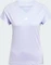 adidas Aeroready Train Essentials Minimal Branding V-Neck Funktionsshirt kurzarm violet tone/white (Damen) Vorschaubild