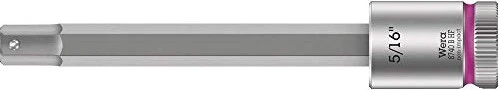 Wera 8740 B HF Zyklop Innensechskant Steckschlüssel 3/8" zöllig, 5/16"x100mm