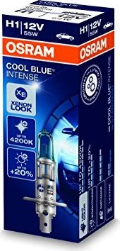 Osram Cool Blue Intense H1 55W, 1er-Pack Faltschachtel
