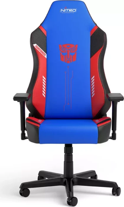 Nitro Concepts X1000 Transformers Optimus Prime Edition Gamingstuhl, blau/rot