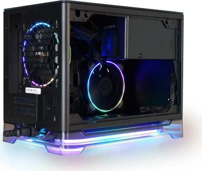 In Win A1 Plus, schwarz, Glasfenster, Mini-ITX, 650W