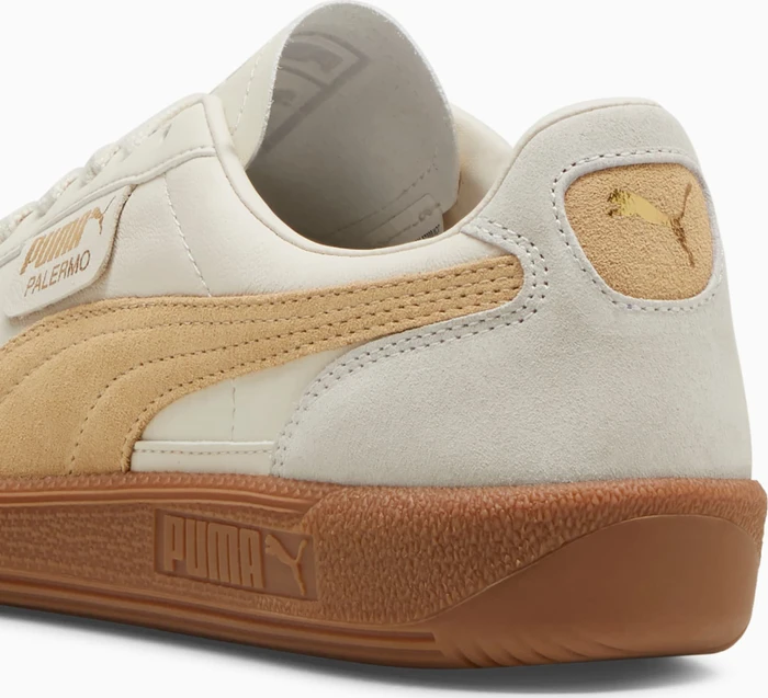 Puma Palermo Leather alpine snow/desert dust/gum