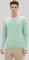 Tom Tailor Strickpullover mit V-Ausschnitt aus Baumwolle Strickpullover grün (Herren) Vorschaubild