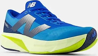 New Balance FuelCell Rebel v4 spice blue/limelight/blue oasis (Herren)