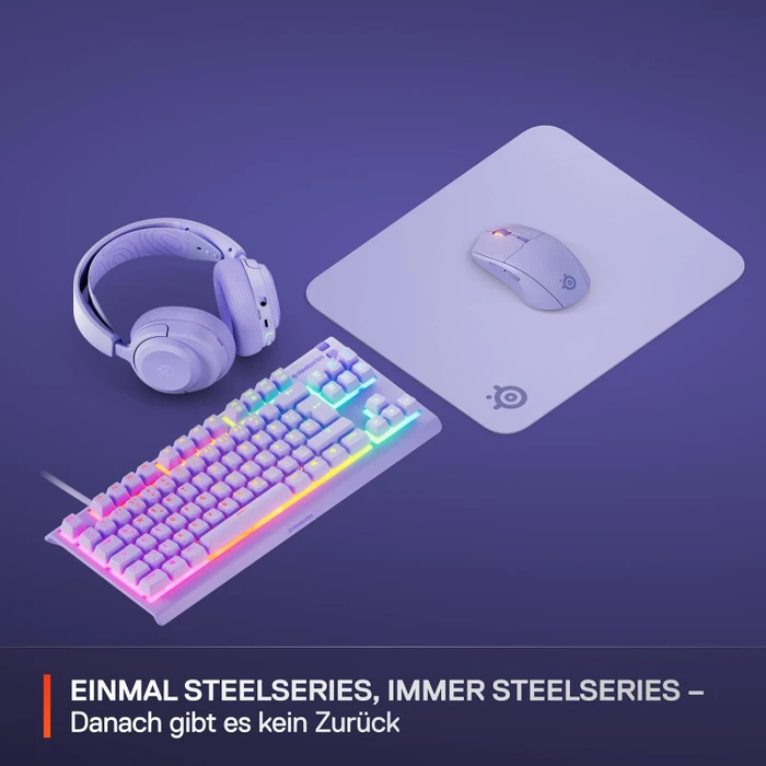 SteelSeries QcK Medium Lavender, 320x270mm, violett
