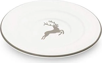 Gmundner Keramik Grauer Hirsch Kaffee Unterteller Gourmet 16cm