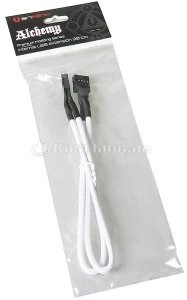 BitFenix Alchemy interne USB-Verlängerung, 0.3m, sleeved weiß/schwarz