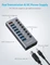 Graugear G-HUB71-A, USB-Hub, 8x USB-A 3.0, USB-B 3.0 [Buchse] Vorschaubild
