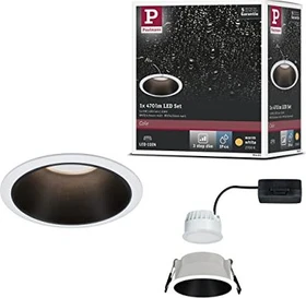 Paulmann Cole Coin LED 6W Einbauleuchte schwarz