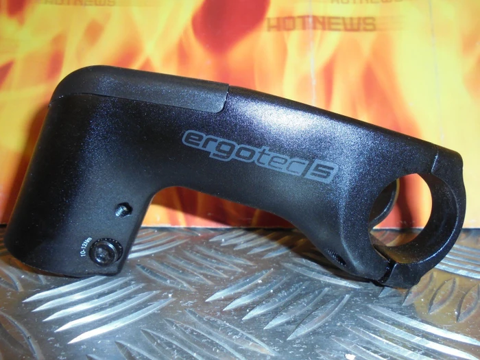 Ergotec Integra BK 31.8mm/28.6mm +10° Vorbau 110mm schwarz sandgestrahlt