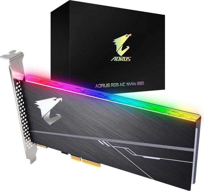 GIGABYTE AORUS RGB AIC NVMe SSD 1TB, Add-In Card / PCIe 3.0 x4