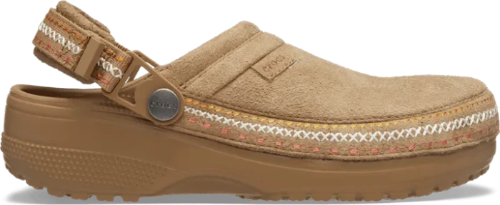 Crocs Crafted Vegan Suede Stitch Clog