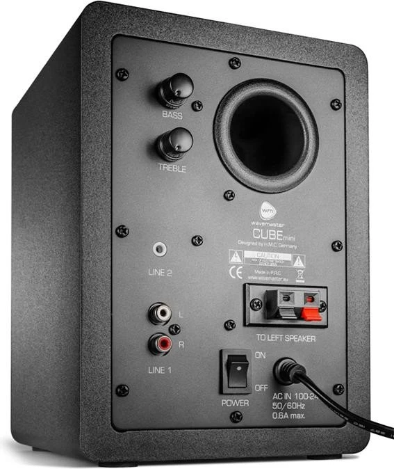 Wavemaster Cube Mini schwarz, Paar