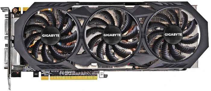 GIGABYTE GeForce GTX 970 Windforce 3X OC, 4GB GDDR5, 2x DVI, HDMI, 3x DP