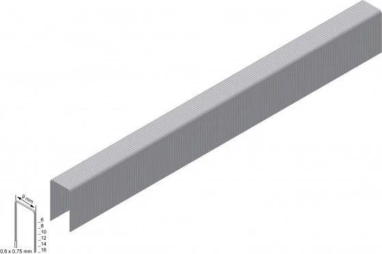 Prebena Typ V verzinkt Tacker-Klammern, 10x9mm, 10000 Stück