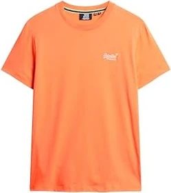 Superdry Organic Cotton Essential Logo T-Shirt kurzarm sunburst coral (Herren)