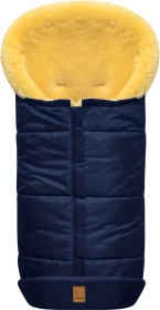 Heitmann Premium Lammfell-Fußsack marineblau