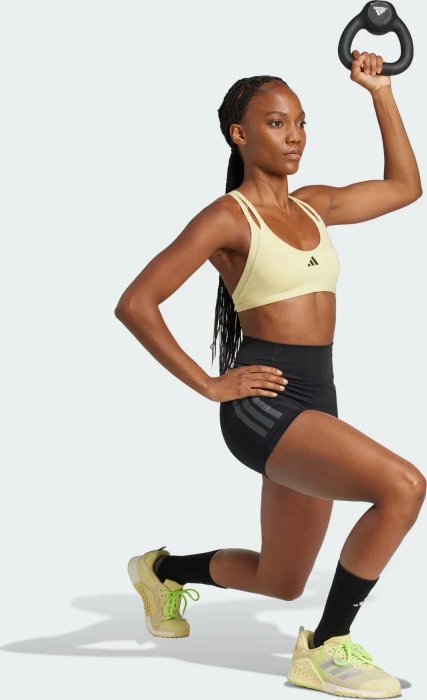 adidas Optime 3-Streifen Hose kurz schwarz (Damen)