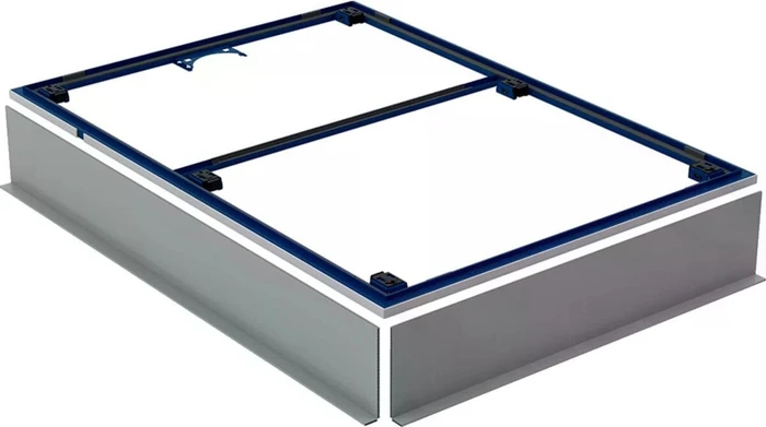 Geberit Installationsrahmen für Setaplano Duschfläche über 100cm, für sechs Füße, 120x90cm