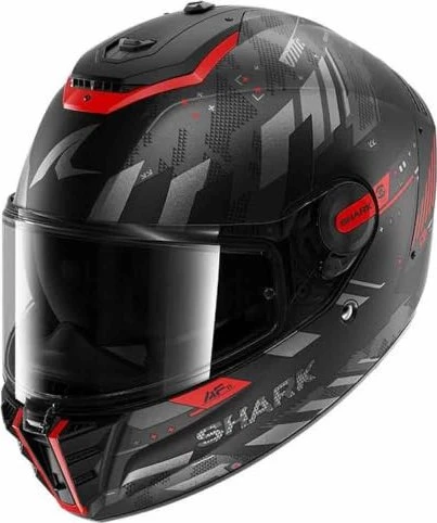 Shark Spartan RS Skiful matt schwarz/grau/rot