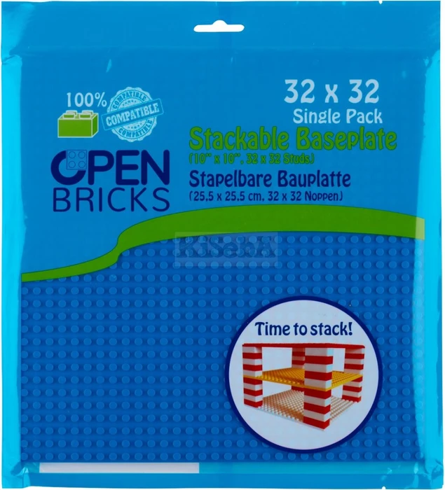 Open Bricks Stapelbare Bauplatte 32x32 Single Pack