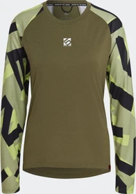 Five Ten TrailX Trikot langarm focus olive/magic lime (Damen)