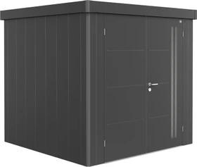 Biohort Neo 2B Gerätehaus mit Doppeltür dunkelgrau-metallic