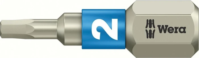 Wera 3840/1 TS Innensechskant Bit 1/4", 2x25mm, 1 Stück