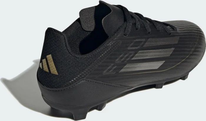 adidas F50 League FG/MG core black/iron metallic/gold metallic (Junior)
